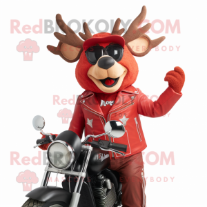 Red Reindeer mascotte...