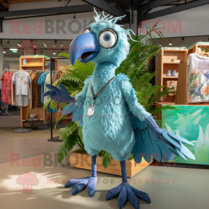 Teal Archaeopteryx mascotte...