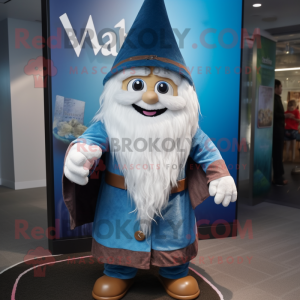 nan Wizard mascot costume character dressed with a Bootcut Jeans and Headbands