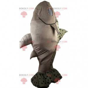 Mascotte salmone gigante, costume da trota gigante, pesce -