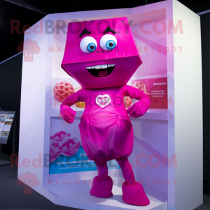 Magenta Candy Box mascotte...