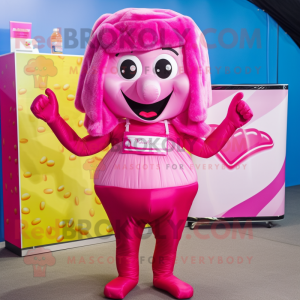 Magenta Candy Box maskot...