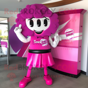 Magenta Candy Box mascotte...