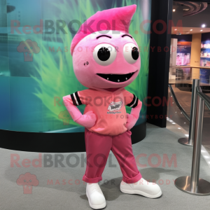 Pink Cod mascotte kostuum...