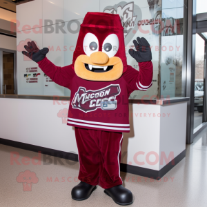 Maroon Nachos mascotte...