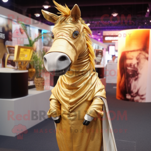 Gold Quagga maskot...