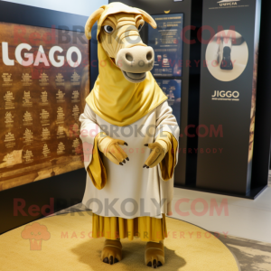 Gouden Quagga mascotte...