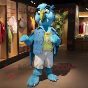 Turquoise Parrot mascotte...