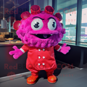 Magenta Crab Cakes mascotte...