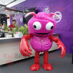 Magenta Crab Cakes mascotte...