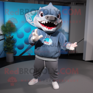  Megalodon mascotte kostuum...