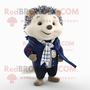 Navy Hedgehog mascotte...