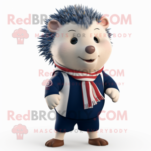 Navy Hedgehog maskot...