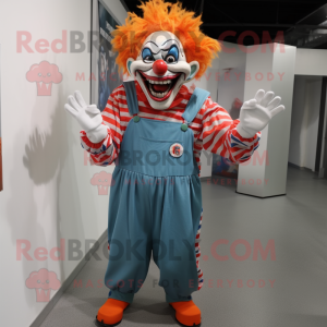  Evil Clown maskot kostym...