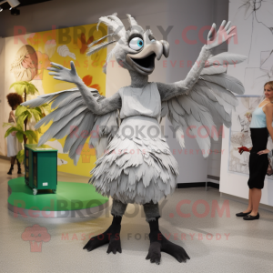 Silver Archeopteryx maskot...