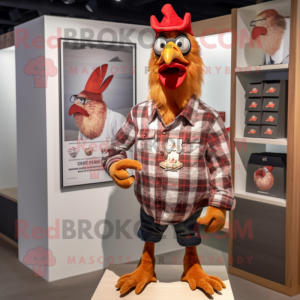 Red Rooster maskot kostume...