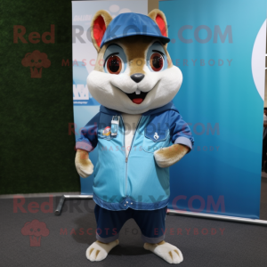 Cyan Chipmunk mascotte...