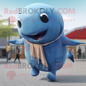 Rust Blue Whale maskot...