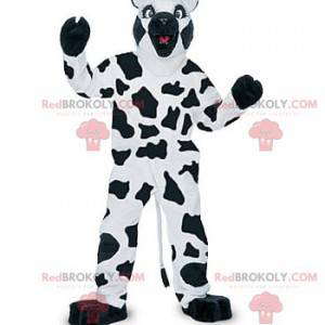 Mascote vaca branca e preta - Redbrokoly.com