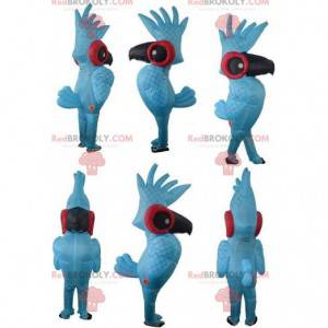 Nadmuchiwana i gigantyczna maskotka papuga, kostium ptaka -
