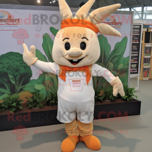 Beige Carrot mascotte...