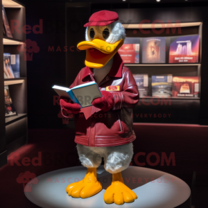 Maroon Duck mascotte...