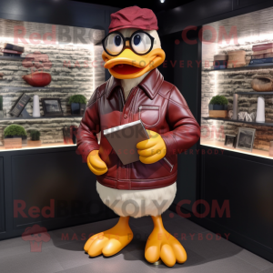 Maroon Duck mascotte...