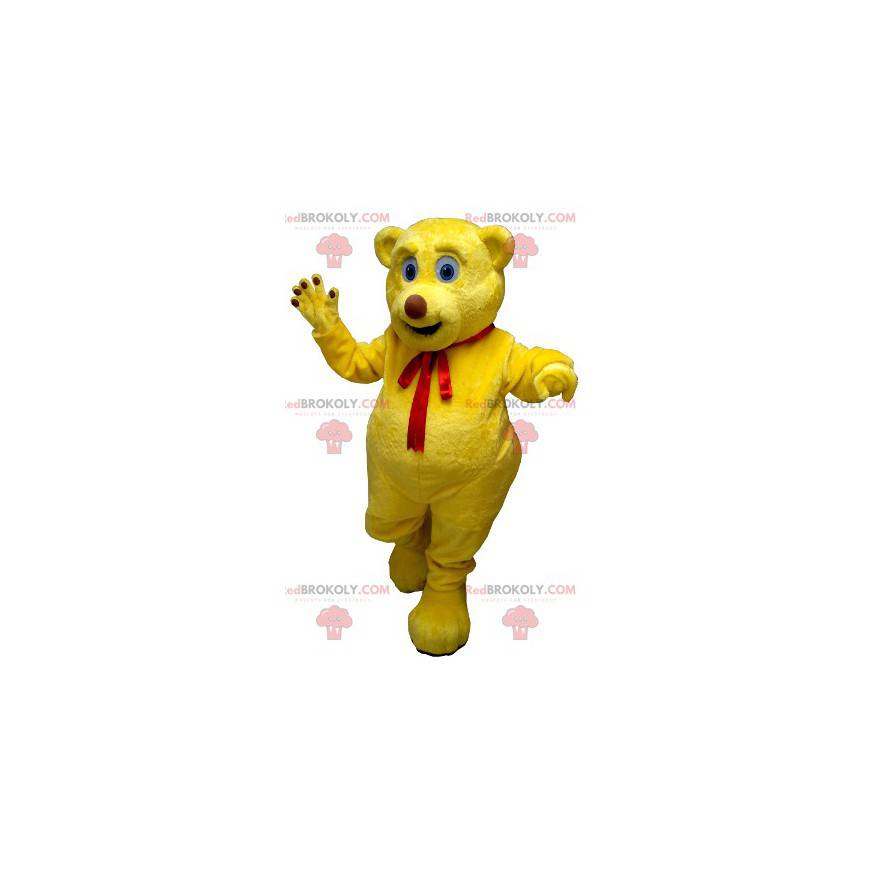 Mascotte dell'orso giallo - Redbrokoly.com