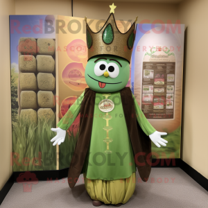 Olive King mascotte kostuum...