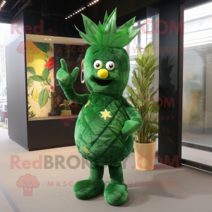 Skovgrøn Aas maskot kostume...