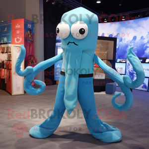 Cyan Kraken mascotte...