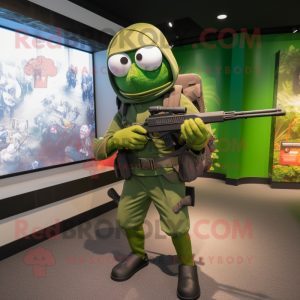 Green Sniper mascotte...