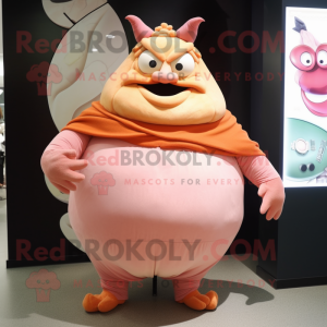 Peach Ogre maskot kostym...