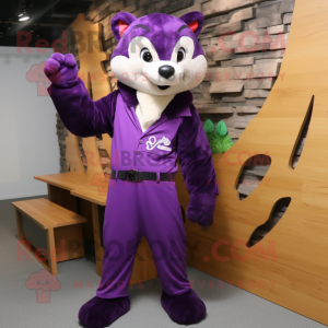 Purple Marten mascotte...