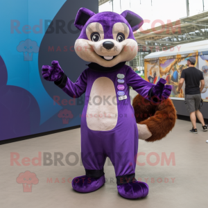 Purple Marten mascotte...