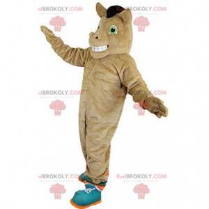 Brown horse mascot, equestrian center costume - Redbrokoly.com