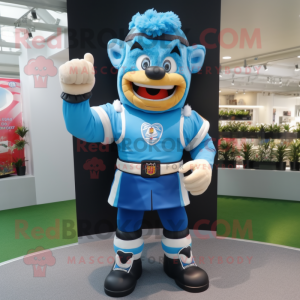 Sky Blue Chief mascotte...