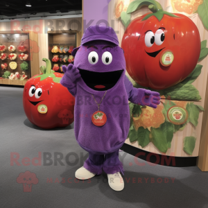 Purple Tomato mascotte...