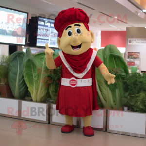 Red Caesar Salad mascotte...