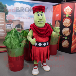 Red Caesar Salad mascotte...