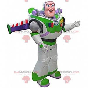 Mascot Buzz Lightyear, famous character from Toy Story -