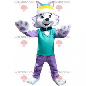 Mascot Everest, el famoso perro morado de "Paw Patrol" -