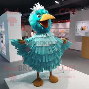 Teal Fried Chicken mascotte...