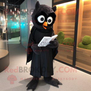 Black Owl mascotte kostuum...