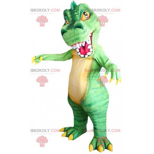 Allosaurus dinosaur maskot, jätte Allosaur kostym -