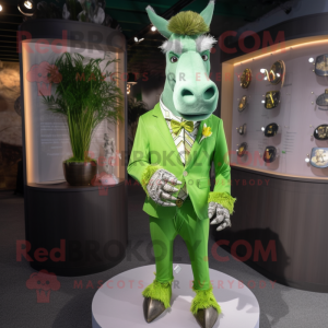 Green Donkey mascotte...