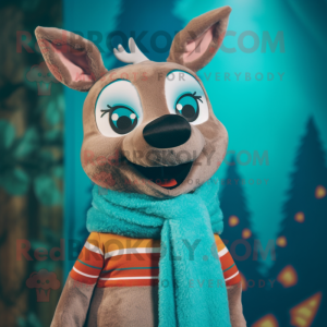 Teal Deer mascotte kostuum...