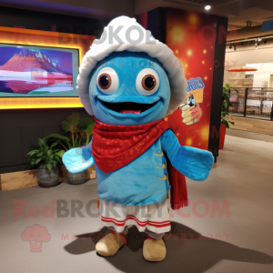 Sky Blue Fish Tacos maskot...