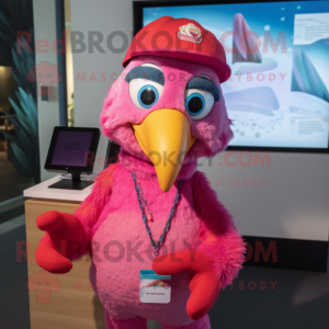 Pink Parrot mascotte...