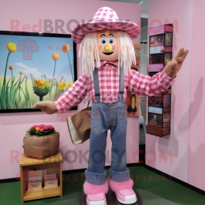 Pink Scarecrow maskot...